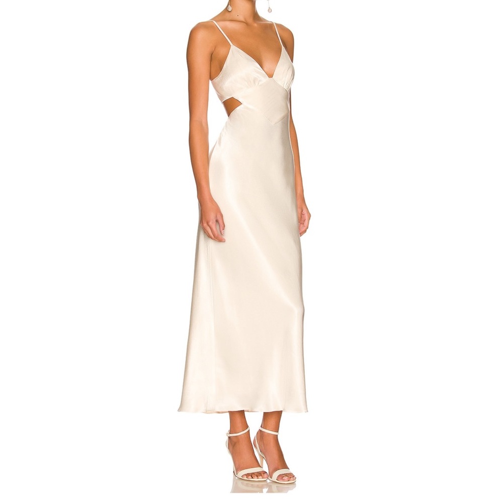 Revolve La Lune backless midi dress Shana Joy